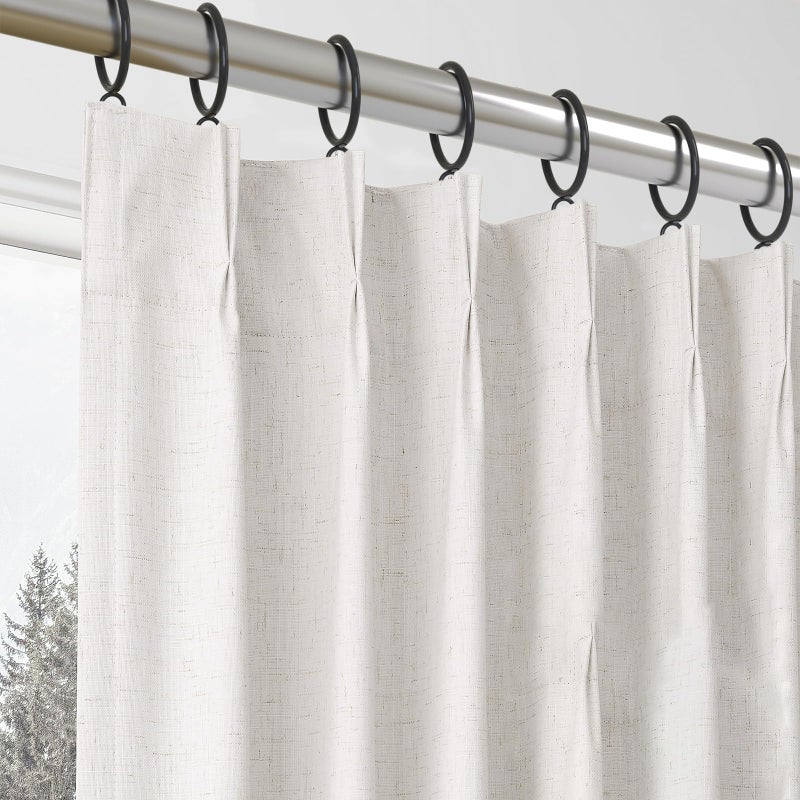 ANJUU 48 Pack Curtain Rings, 1.5 Inch Metal Curtain Drape Sliding Eyelet Rings-Hanging Rings for Curtains and Rods, Fits Up to 1 1/4-Inch Rod, Black(Clips Not Included) - Image 5